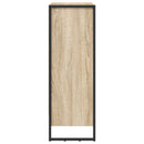 vidaXL Könyvespolc Sonoma 80 x 30 x 86,5 cm Faanyag