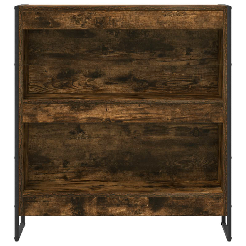 vidaXL Könyvespolc Füstös tölgy 80 x 30 x 155 cm Faanyag