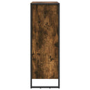 vidaXL Könyvespolc Füstös tölgy 80 x 30 x 155 cm Faanyag