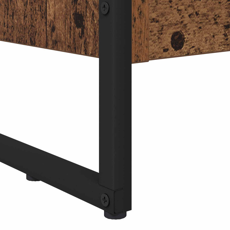 vidaXL Könyvespolc Öreg fa 80 x 30 x 155 cm Faanyag