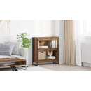 vidaXL Könyvespolc Öreg fa 80 x 30 x 86,5 cm Faanyag