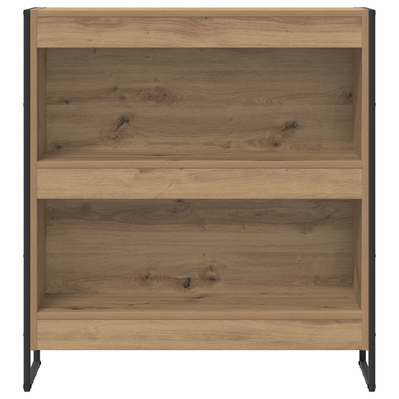 vidaXL Könyvespolc Művészi tölgy 80 x 30 x 155 cm Faanyag