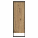 vidaXL Könyvespolc Művészi tölgy 80 x 30 x 86,5 cm Faanyag