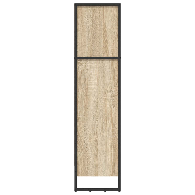 vidaXL Könyvespolc Sonoma 80 x 30 x 155 cm Faanyag