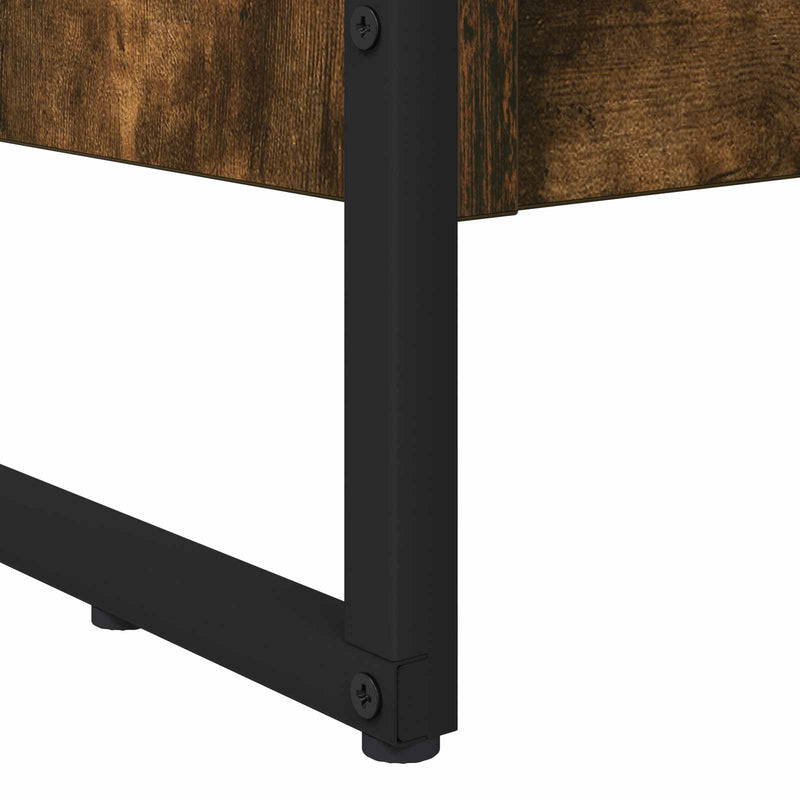 vidaXL Könyvespolc Füstös tölgy 80 x 30 x 155 cm Faanyag