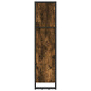 vidaXL Könyvespolc Füstös tölgy 80 x 30 x 121 cm Faanyag
