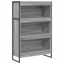 vidaXL Könyvespolc Szürke Sonoma 80 x 30 x 121 cm Faanyag