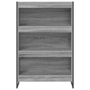 vidaXL Könyvespolc Szürke Sonoma 80 x 30 x 121 cm Faanyag