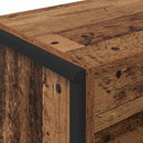 vidaXL Könyvespolc Öreg fa 80 x 30 x 155 cm Faanyag