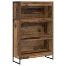 vidaXL Könyvespolc Öreg fa 80 x 30 x 121 cm Faanyag