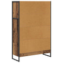 vidaXL Könyvespolc Öreg fa 80 x 30 x 121 cm Faanyag