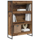 vidaXL Könyvespolc Öreg fa 80 x 30 x 121 cm Faanyag