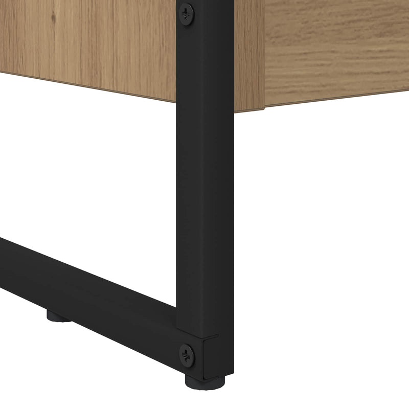 vidaXL Könyvespolc Művészi tölgy 80 x 30 x 155 cm Faanyag