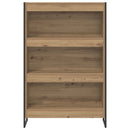 vidaXL Könyvespolc Művészi tölgy 80 x 30 x 121 cm Faanyag