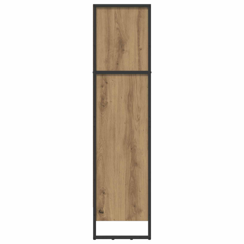 vidaXL Könyvespolc Művészi tölgy 80 x 30 x 155 cm Faanyag