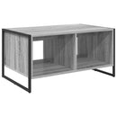 vidaXL Dohányzóasztal Szürke Sonoma 80 x 50 x 40 cm Faanyag