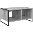 vidaXL Dohányzóasztal Szürke Sonoma 80 x 50 x 40 cm Faanyag