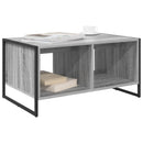 vidaXL Dohányzóasztal Szürke Sonoma 80 x 50 x 40 cm Faanyag