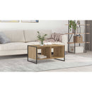 vidaXL Dohányzóasztal Művészi tölgy 80 x 50 x 40 cm Faanyag