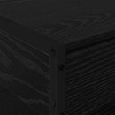 vidaXL Dohányzóasztal Fekete tölgy 80 x 50 x 40 cm Faanyag