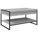 vidaXL Dohányzóasztal Szürke Sonoma 80 x 50 x 40 cm Faanyag