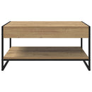 vidaXL Dohányzóasztal Művészi tölgy 80 x 50 x 40 cm Faanyag