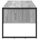 vidaXL Dohányzóasztal fiókkal Szürke Sonoma 100 x 46 x 40 cm Faanyag