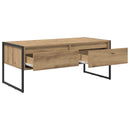 vidaXL Dohányzóasztal Művészi tölgy 100 x 46 x 40 cm Faanyag