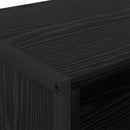 vidaXL Cipőszekrény tárolóval Fekete tölgy 60 x 35 x 44 cm Faanyag