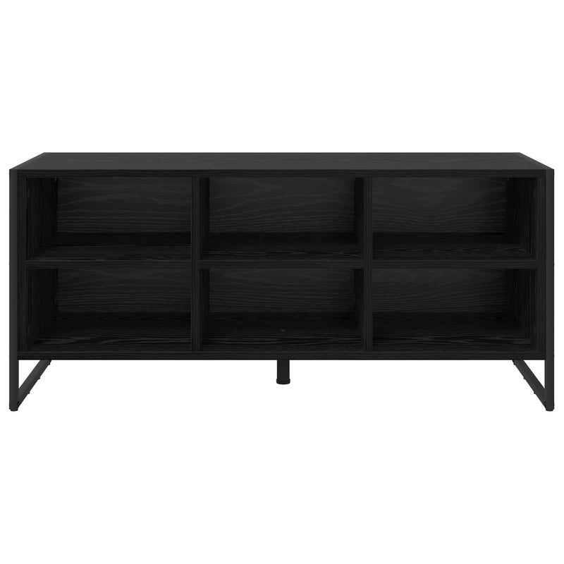 vidaXL Cipőszekrény tárolóval Fekete tölgy 60 x 35 x 44 cm Faanyag