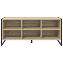 vidaXL Cipőszekrény tárolóval Sonoma 60 x 35 x 44 cm Faanyag