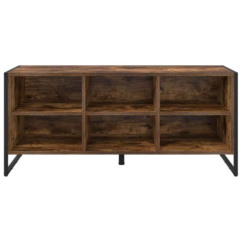 vidaXL Cipőszekrény tárolóval Füstös tölgy 60 x 35 x 44 cm Faanyag