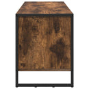 vidaXL Cipőszekrény tárolóval Füstös tölgy 100 x 35 x 44 cm Faanyag