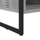 vidaXL Cipőszekrény 100 x 35 x 44 cm Szerelt Fa Szürke Sonoma