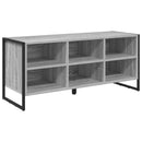 vidaXL Cipőszekrény tárolóval Szürke Sonoma 100 x 35 x 44 cm Faanyag