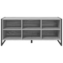 vidaXL Cipőszekrény tárolóval Szürke Sonoma 100 x 35 x 44 cm Faanyag