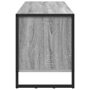 vidaXL Cipőszekrény tárolóval Szürke Sonoma 100 x 35 x 44 cm Faanyag