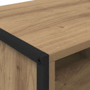 vidaXL Cipőszekrény tárolóval Művészi tölgy 60 x 35 x 44 cm Faanyag