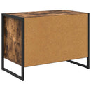 vidaXL Cipőszekrény tárolóval Füstös tölgy 60 x 35 x 44 cm Faanyag