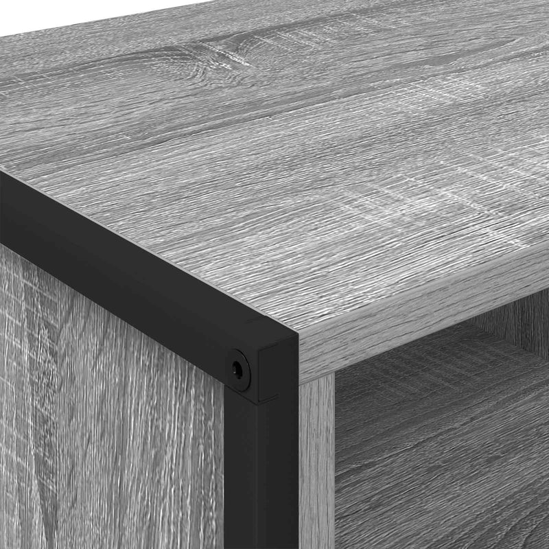 vidaXL Cipőszekrény tárolóval Szürke Sonoma 60 x 35 x 44 cm Faanyag