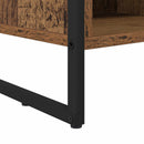 vidaXL Cipőszekrény tárolóval Öreg fa 60 x 35 x 44 cm Faanyag