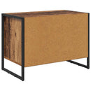 vidaXL Cipőszekrény tárolóval Öreg fa 60 x 35 x 44 cm Faanyag