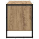 vidaXL Cipőszekrény tárolóval Művészi tölgy 60 x 35 x 44 cm Faanyag