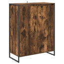 vidaXL Cipőszekrény tárolóval Füstös tölgy 79 x 36 x 100 cm Faanyag