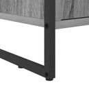vidaXL Cipőszekrény tárolóval Szürke Sonoma 79 x 36 x 100 cm Faanyag