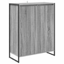 vidaXL Cipőszekrény tárolóval Szürke Sonoma 79 x 36 x 100 cm Faanyag