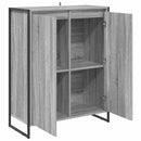 vidaXL Cipőszekrény tárolóval Szürke Sonoma 79 x 36 x 100 cm Faanyag