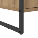 vidaXL Cipőszekrény tárolóval Művészi tölgy 79 x 36 x 100 cm Faanyag