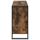 vidaXL Fürdőszoba Székény ajtóval Füstös tölgy 90 x 30 x 60 cm Faanyag