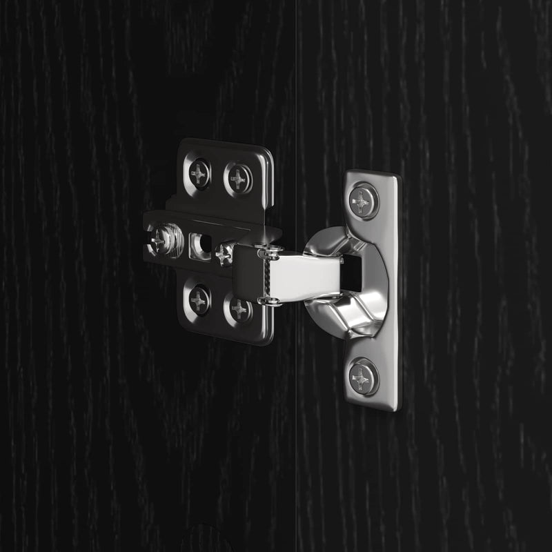 vidaXL Fürdőszoba Székény Fekete tölgy 40 x 30 x 180 cm Faanyag